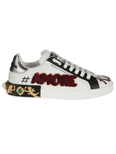 dolce gabbana sneakers amore|dolce gabbana sneakers men's sale.